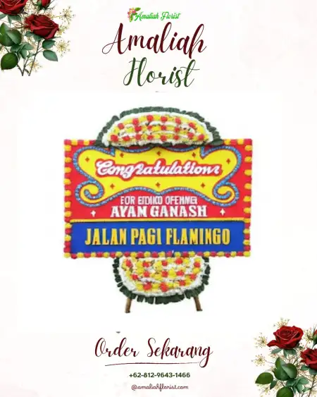 Sewa Papan Bunga Rumoin